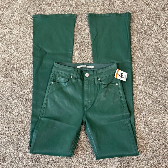 Hudson NWT Womens Size 24 Barbara High Rise Coated Boot Cut Jeans Wicked Holiday - Picture 14 of 15